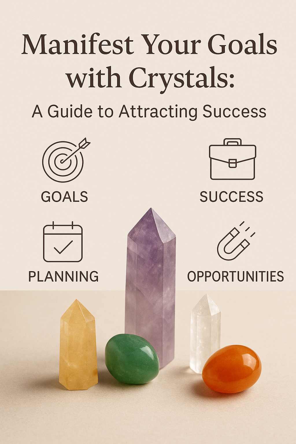 Manifest Your Goals with Crystals: A Guide to Attracting Success
